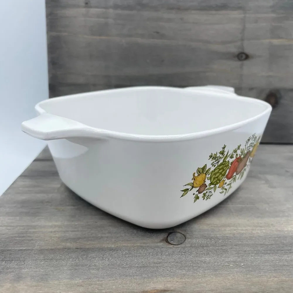 Vintage Spice of Life Corning Ware Casserole Dish Corning P-43-B No Lid